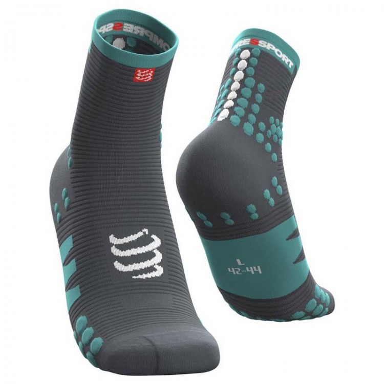 CALCETINES COMPRESSPORT PRO RACING V3 RUN HIGH AZUL