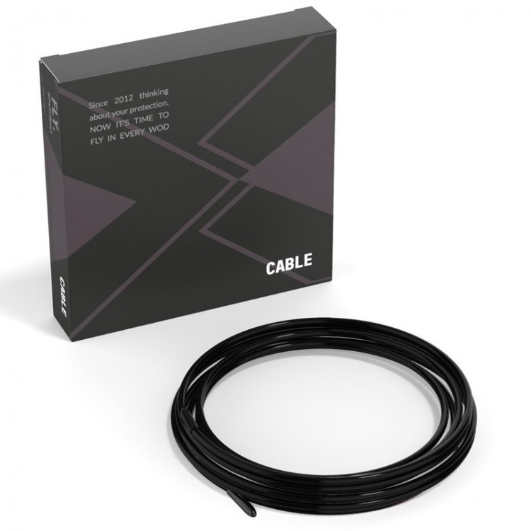 2.5MM CAMBERED CABLE - 3M BLACK