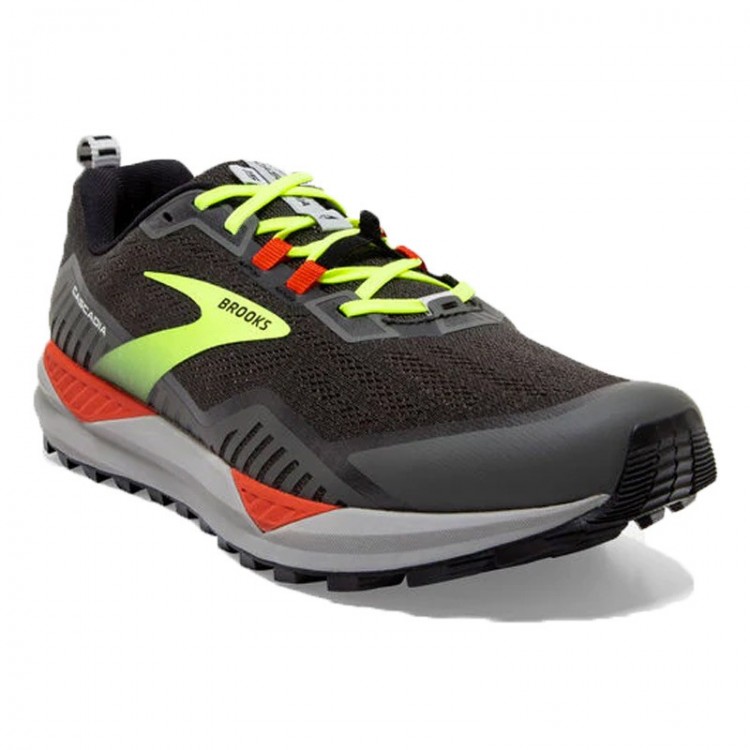 BROOKS CASCADIA 15 BLACK/FLUORINE