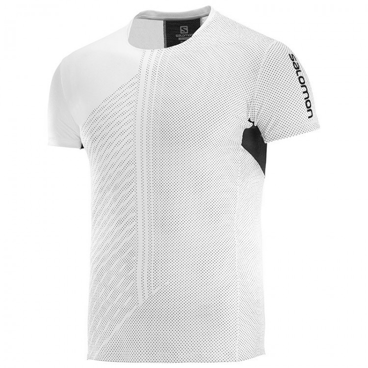 CAMISETA SALOMON S/LAB SENSE BLANCO/NEGRO