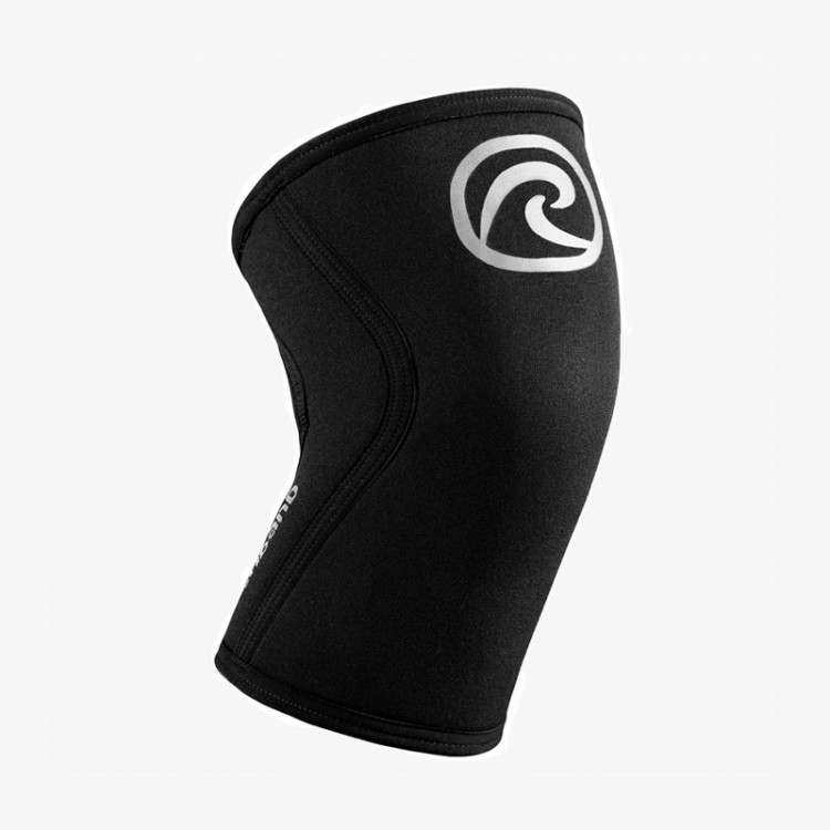 KNEE SUPPORT REHBAND RX 5MM SILVER BLACK