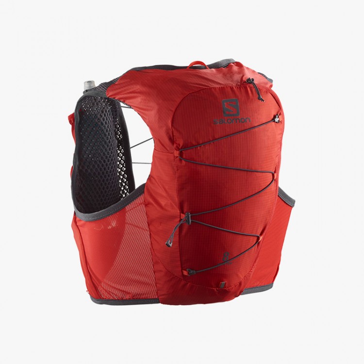 MOCHILA SALOMON ACTIVE SKIN 8 ROJO/ÉBANO