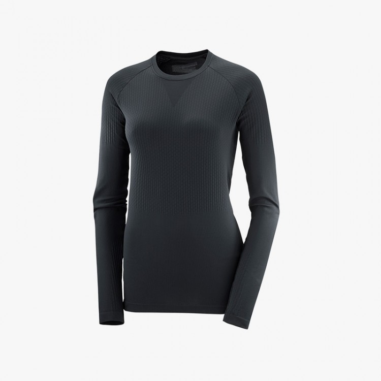 CAMISETA SALOMON SENSE LS W NEGRO