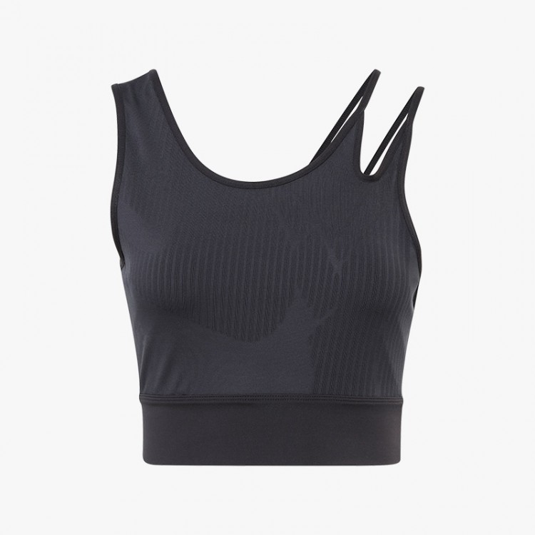 REEBOK KNIT TRAINING CROP BLACK