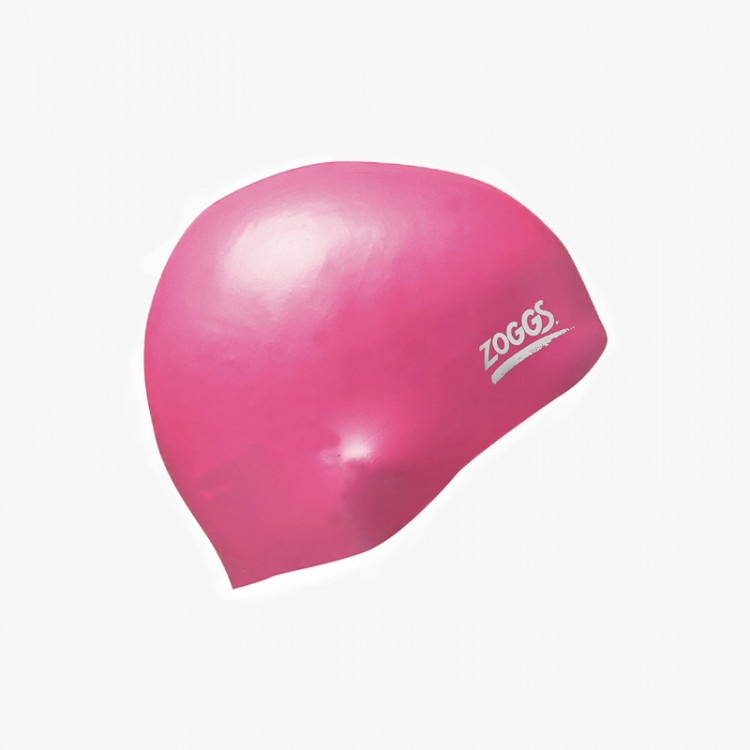 ZOGGS EASY FIT PINK SILICONE CAP