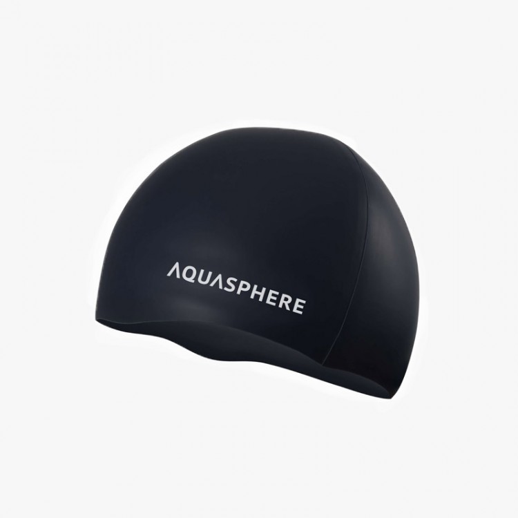 AQUASPHERE PLAIN BLACK HAT