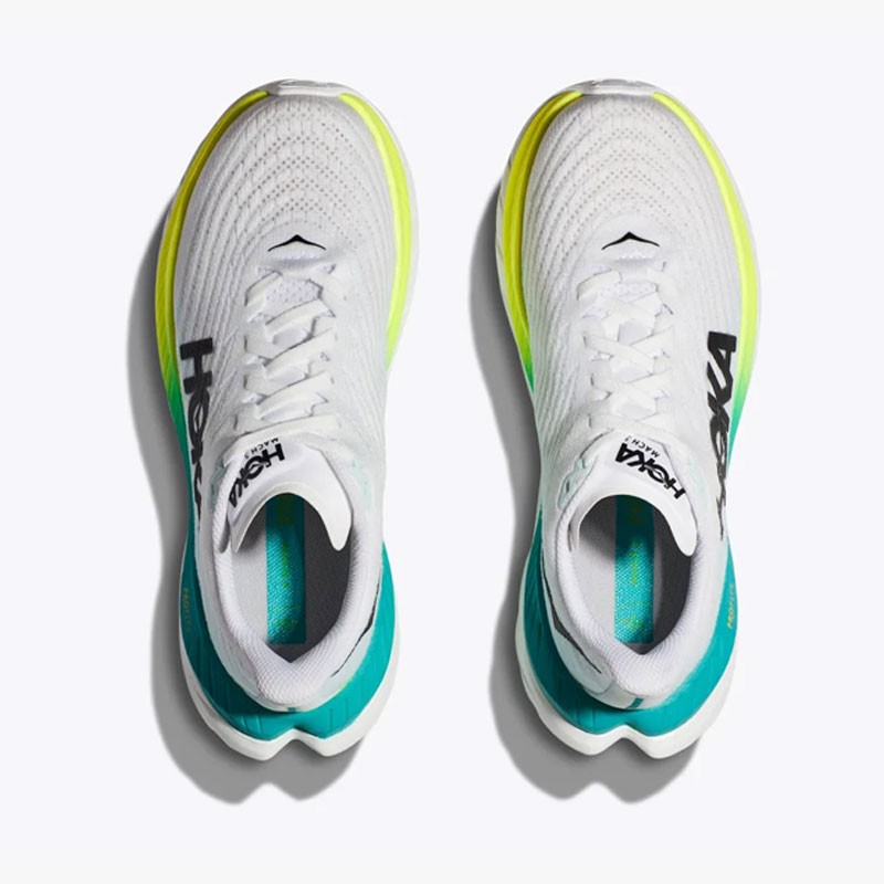 Hoka mach 5 white/blue glass for only 160,00