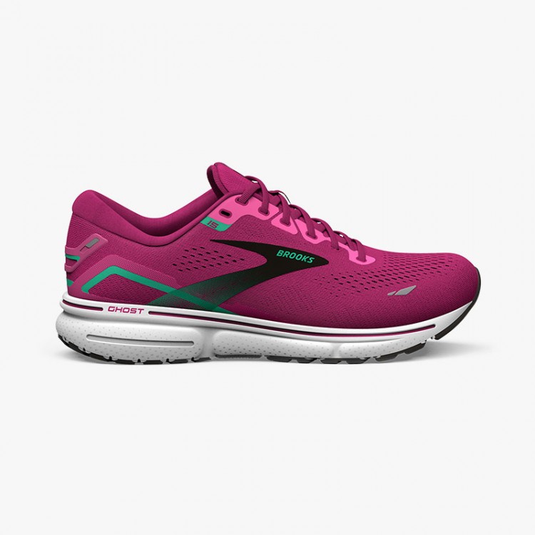 BROOKS GHOST 15 W FUCHSIA/BLACK