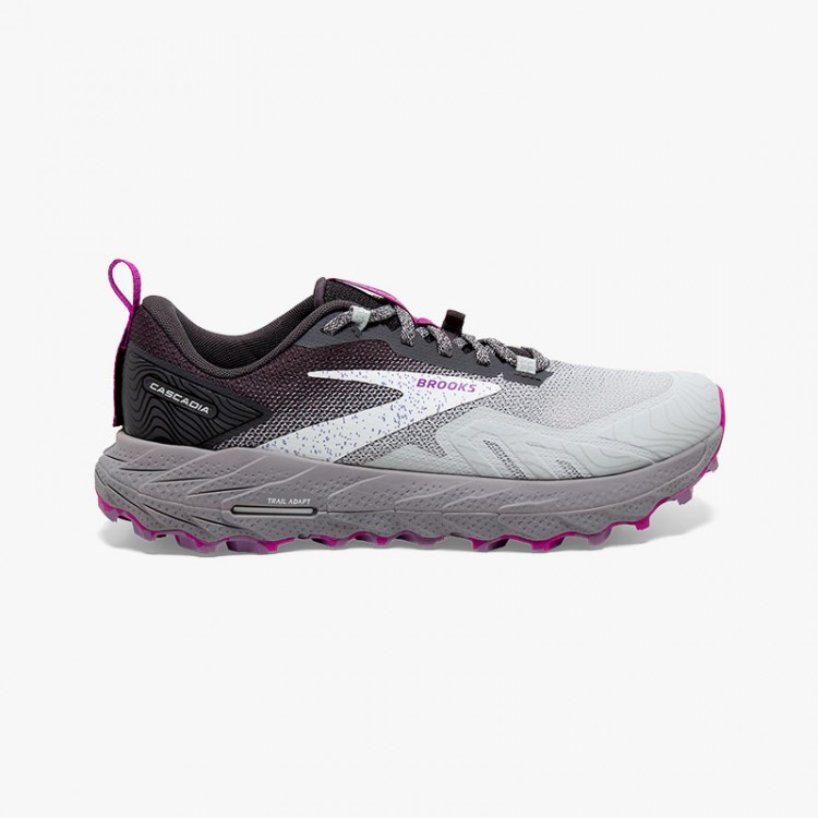 BROOKS CASCADIA 17 W BLACK/PURPLE