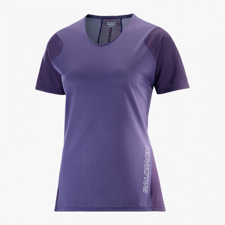 CAMISETA SALOMON SENSE AERO W MORADO