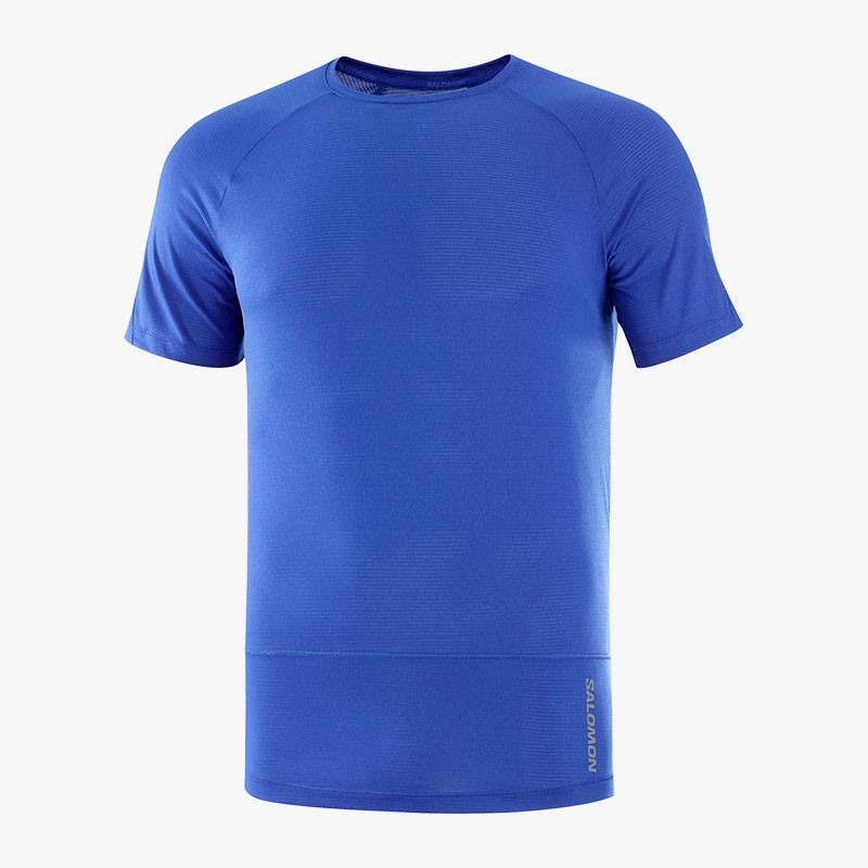 ▷ Camiseta salomon cross run ss azul por SOLO 40,00 €