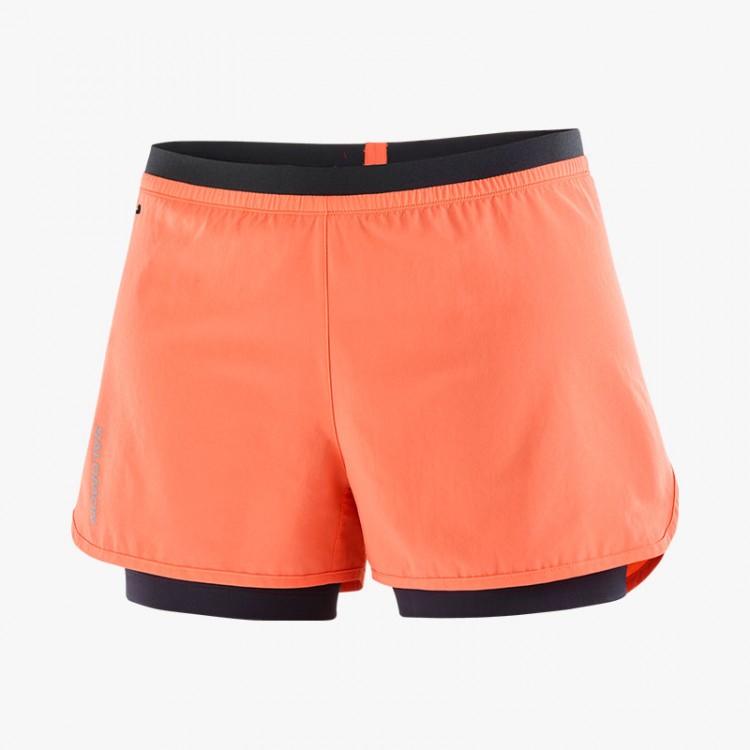 PANTALÓN SALOMON CROSS 2IN1 SHORT W CORAL