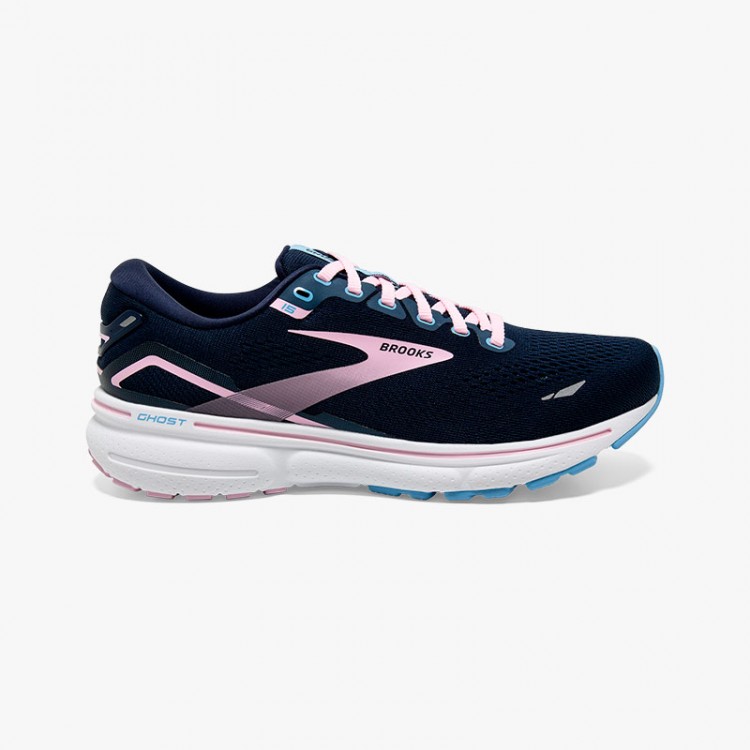 BROOKS GHOST 15 W BLACK/PINK