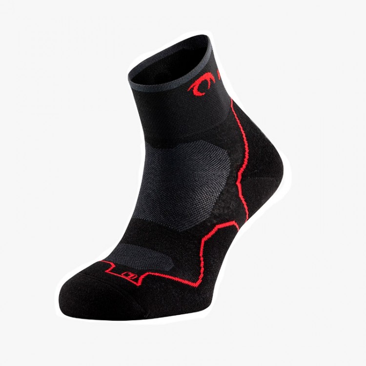 CALCETINES LURBEL DESAFIO THREE NEGRO/ROJO