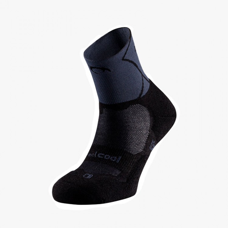 SOCKS LURBEL TRACK FOUR BLACK/MARENGO