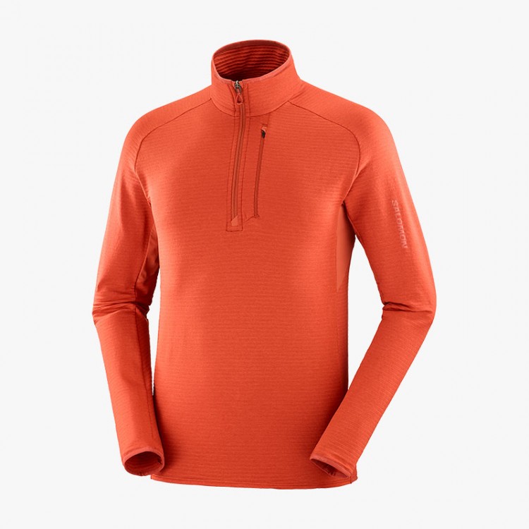 CAMISETA SALOMON ESSENTIAL WARM NARANJA