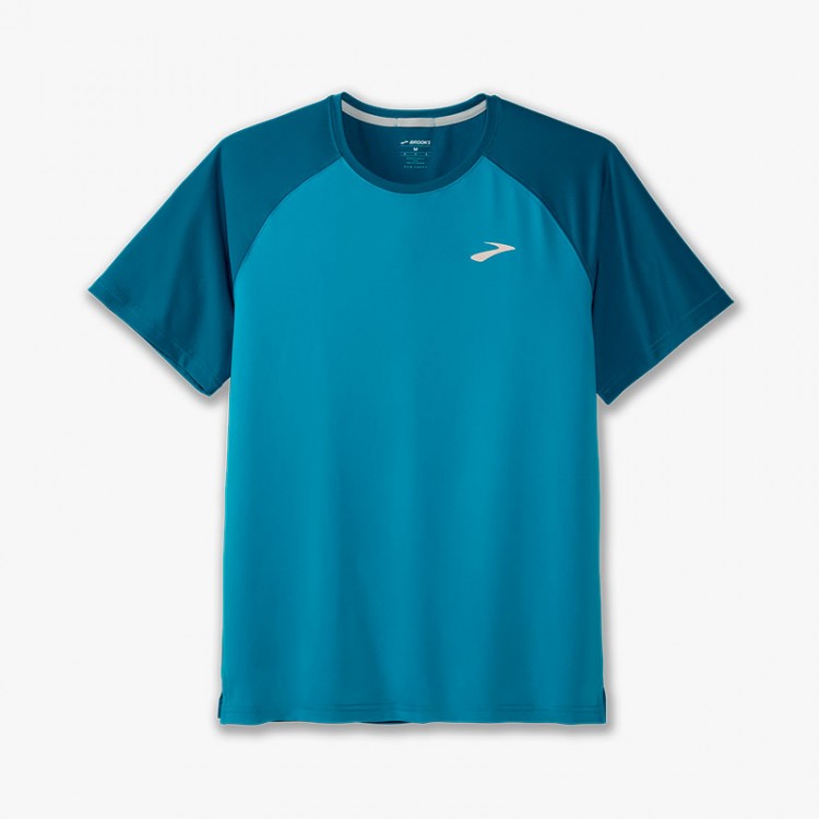 CAMISETA BROOKS ATMOSPHERE CORTA AZUL/OSCURO