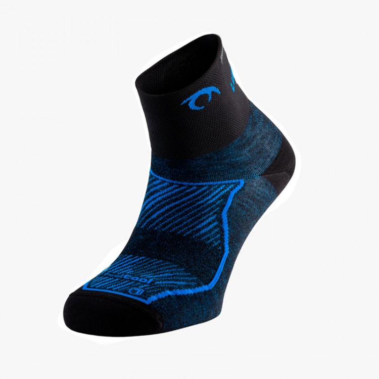 CALCETINES LURBEL RACE THREE NEGRO/AZUL ROYAL