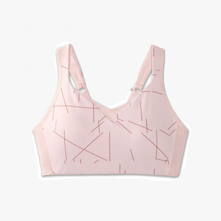 BRA BROOKS DRIVE CONVERTIBLE PINK PRINT