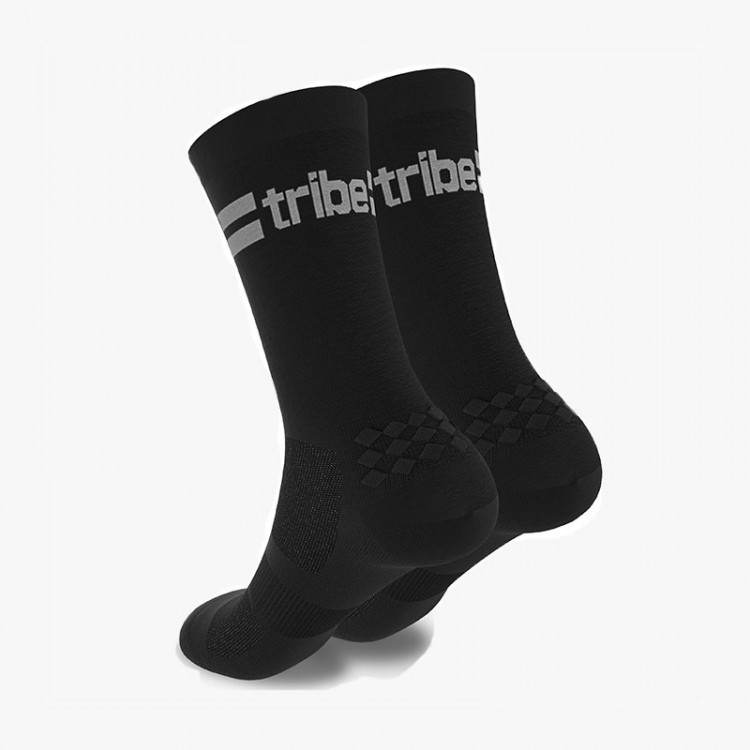 CALCETINES TRIBE RUN 2.0 NEGRO