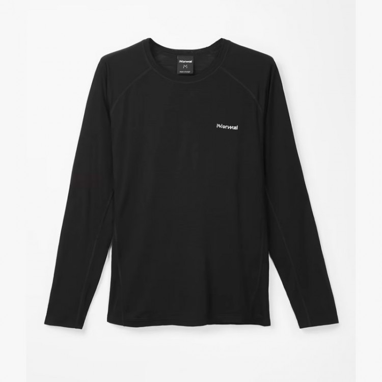 CAMISETA NNORMAL MERINO LONG SLEEVE NEGRO