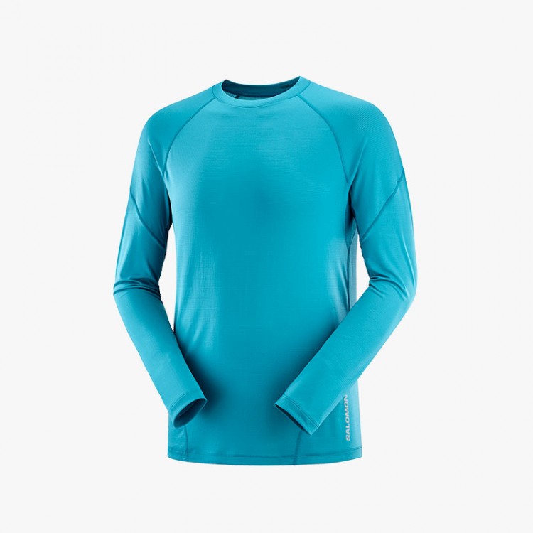 CAMISETA SALOMON CROSS RUN LS TAHITIAN