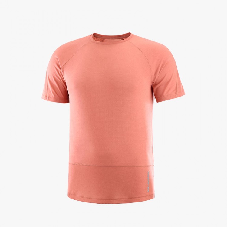 CAMISETA SALOMON CROSS RUN SS NARANJA