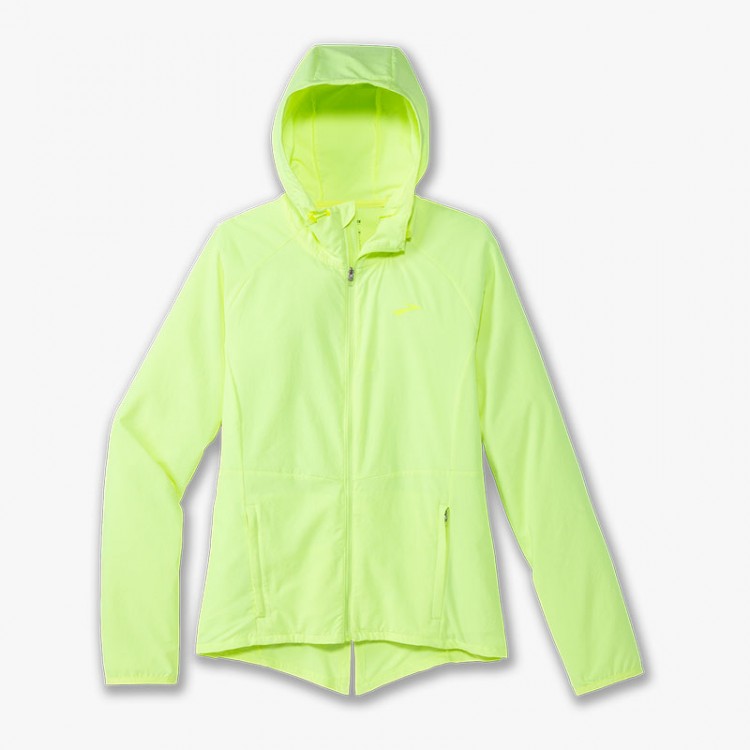 BROOKS CANOPY WINDBREAKER LIME