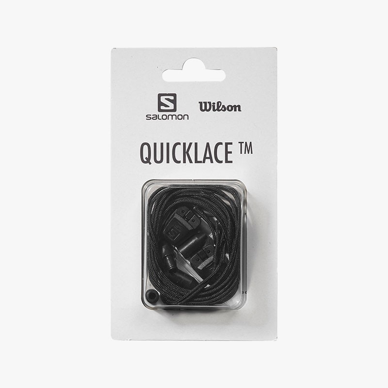 ▷ Cordones salomon quicklaces kit black por SOLO 9,60 €