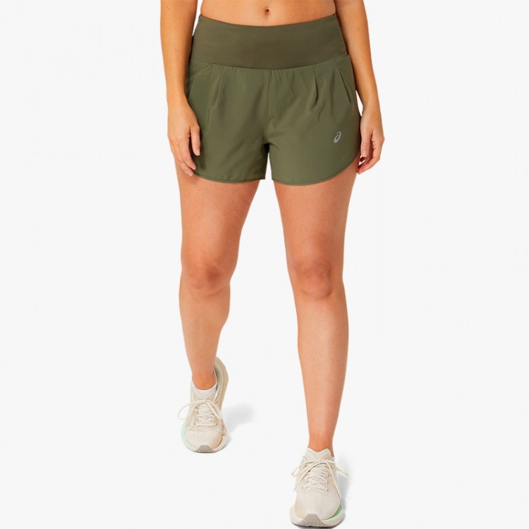 ASICS ROAD 3.5IN SHORTS GREEN