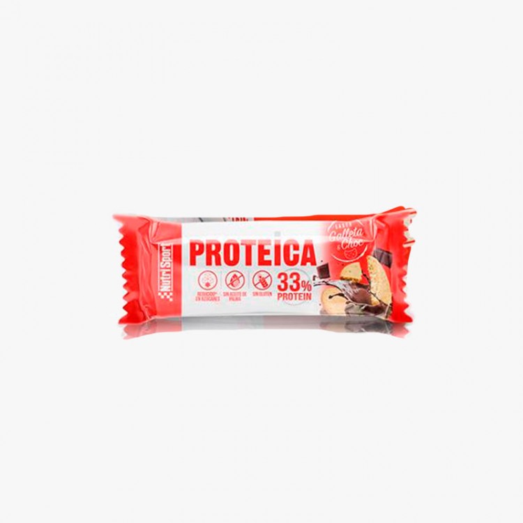 BARRITA PROTEICA NUTRISPORT GALLETA Y CHOCOLATE