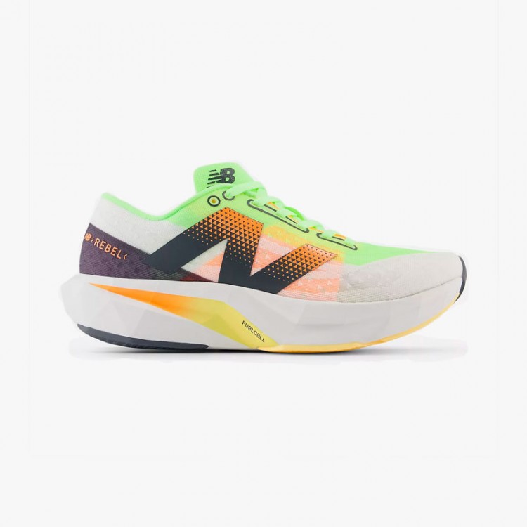 NEW BALANCE FUELCELL REBEL V4 W WHITE/LIME