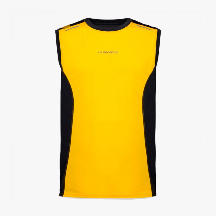 LA SPORTIVA TRACER TANK T-SHIRT YELLOW/BLACK