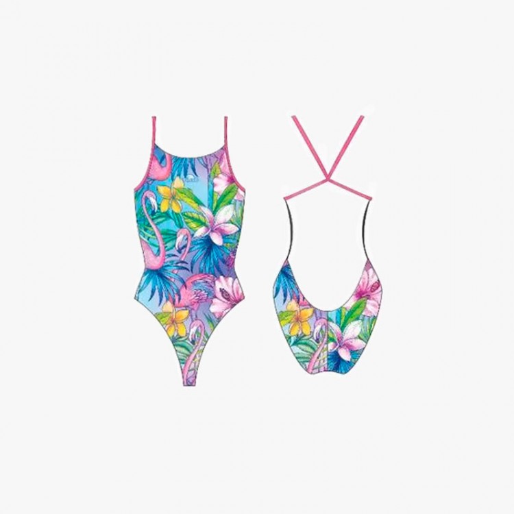 TURBO FLAMINGO SWIMSUIT