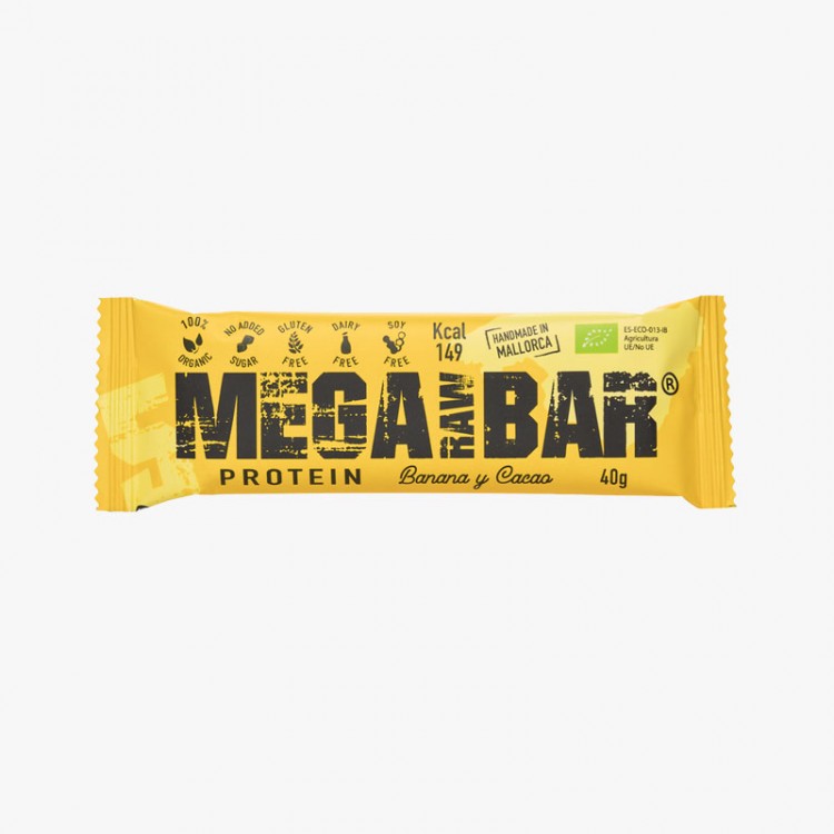 BARRITA ENERGÉTICA MEGARAW BAR BANANA/CACAO