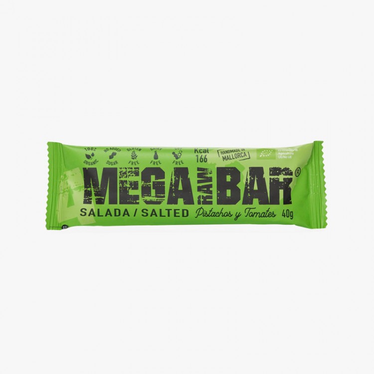 MEGARAW BAR ENERGY BAR PISTACHIO/DRIED TOMATO