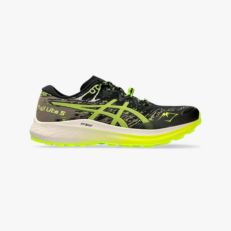 ASICS FUJI LITE 5 NEGRO/LIMA