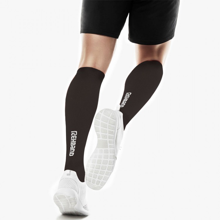 CALCETINES QD COMPRESIVOS REHBAND NEGRO