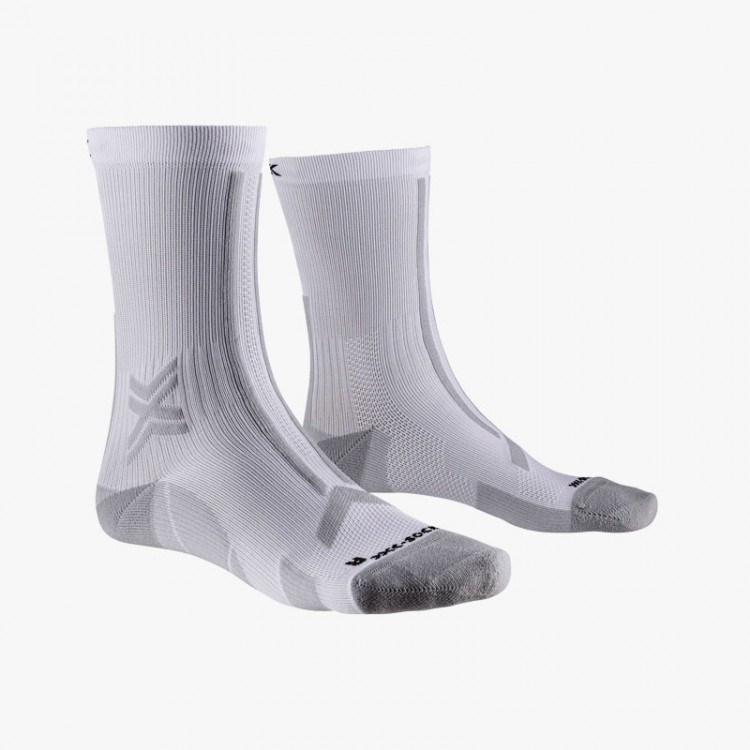 X-BIONIC TRAIL RUN DISCOVER CREW SOCKS WHITE