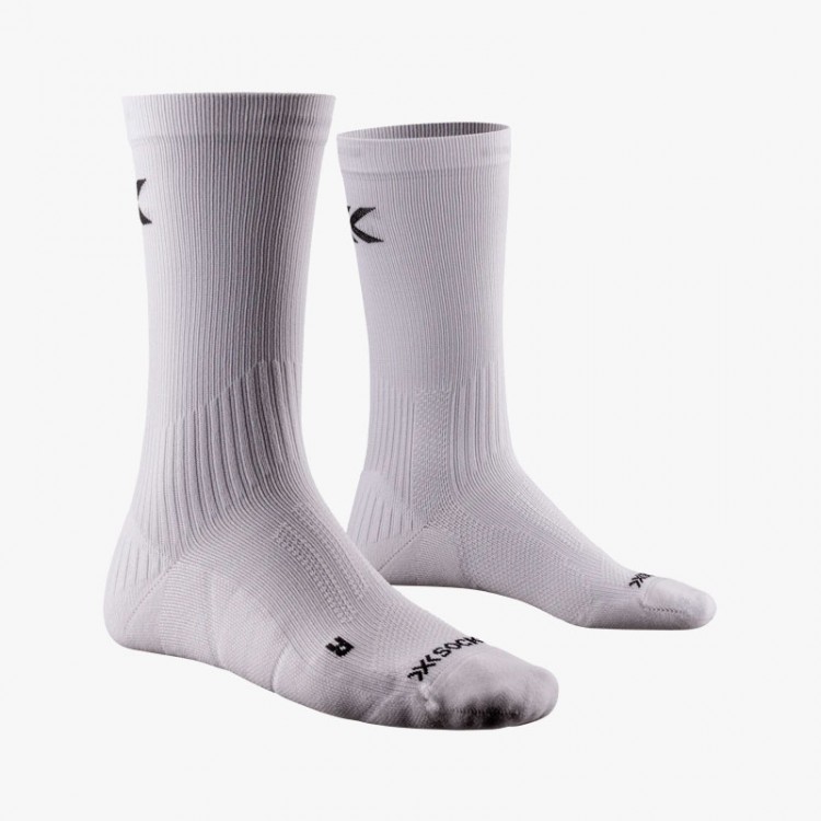 X-BIONIC CORE SPORT GRAPHICS CREW SOCKS WHITE