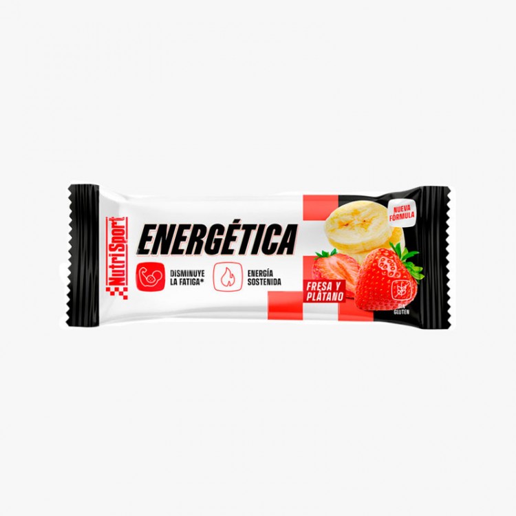 BARRITA ENERGÉTICA NUTRISPORT FRESA/PLÁTANO