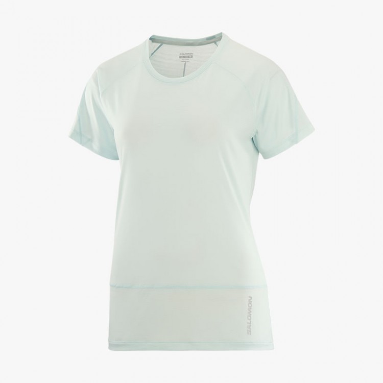 CAMISETA SALOMON CROSS RUN SS W MISTY BLUE