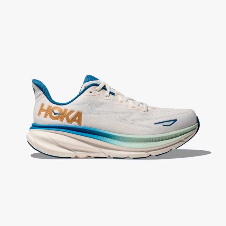 HOKA CLIFTON 9 FROST/GOLD