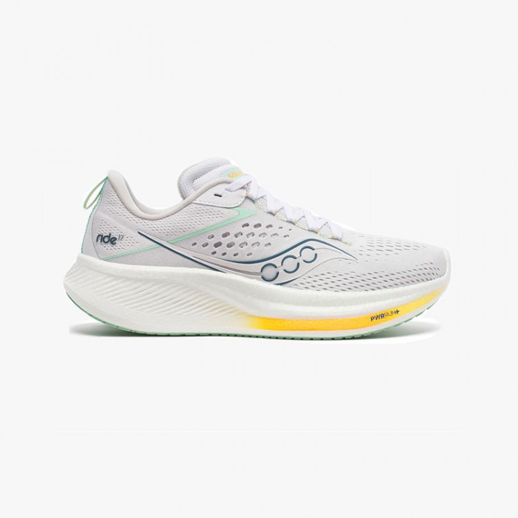 SAUCONY RIDE 17 W GRAY/WHITE