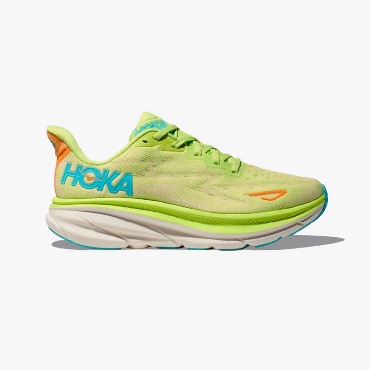 HOKA CLIFTON 9 W LETTUCE/SOLAR