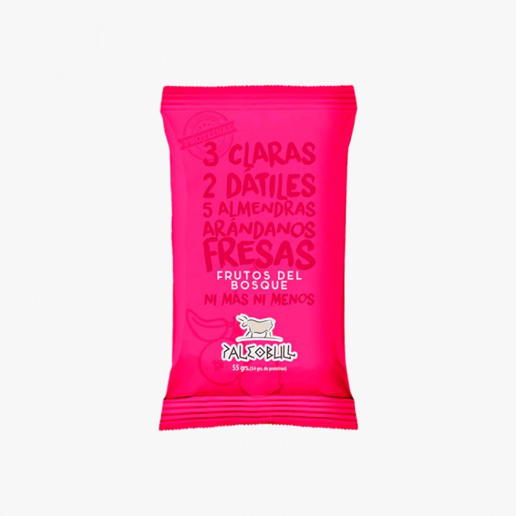 BARRITA PALEOBULL 50GR FRUTOS DEL BOSQUE