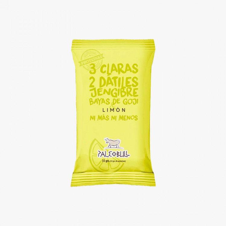 PALEOBULL LEMON AND GINGER BAR 50GR