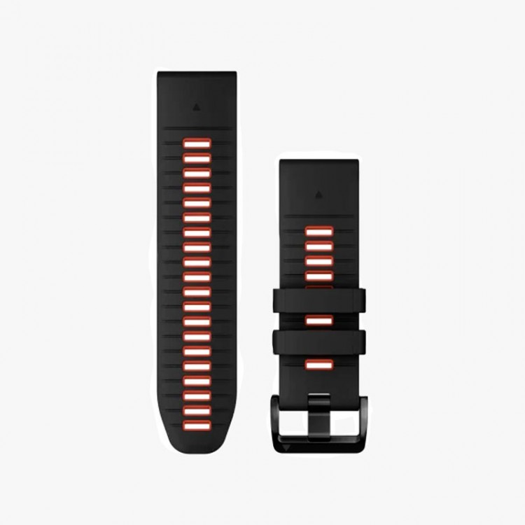 GARMIN QUICKFIT 26MM STRAP BLACK/RED