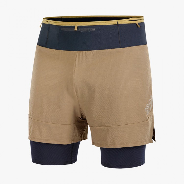 PANTALÓN SALOMON SENSE 2IN1 SHORT SHITAKE