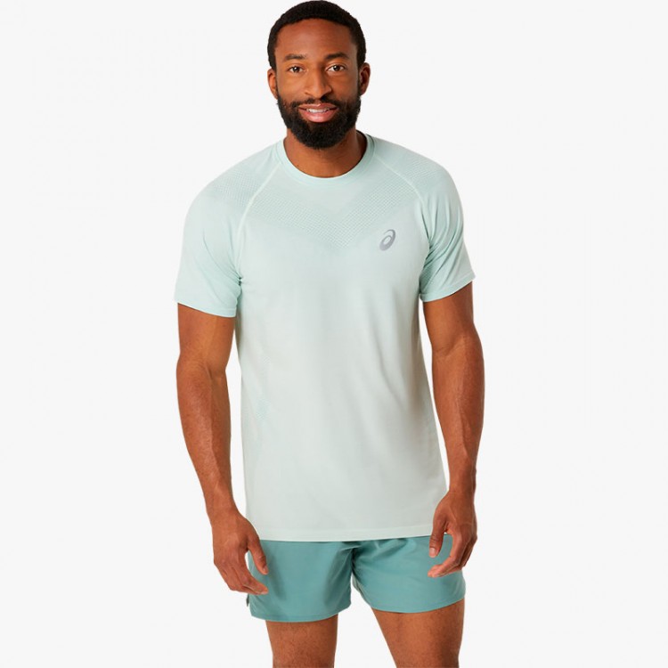 ASICS SEAMLESS SS T-SHIRT LIGHT BLUE